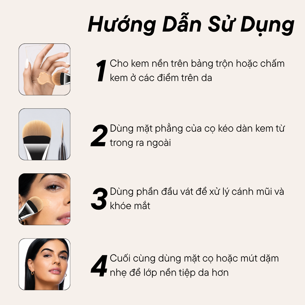 Cọ Tán Nền BH Cosmetics Foundation Brush BH699